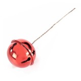 Cumpara ieftin Set 3 clopotei metal rosu 5x14.5 cm