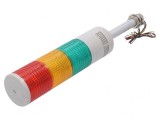 Coloană de Semnalizare LED Roșu/Ambră/Verde 24V
