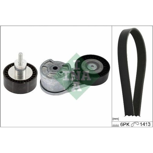Set curea transmisie Ford Tourneo Custom V362 Bus (F3) 09.12-, Transit Custom V362 Box (Fy Fz) 09.12-, Transit Custom V362 Bus (F3) 04.12-, Transit V