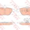 Set placute frana,frana disc MERCEDES E-CLASS Cabriolet (A207) (2010 - 2016) TRW GDB2051
