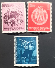 Romania 1951, LP 284 Festivalul mondial al tineretului Berlin, nestampilata foto