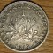 Franta - moneda de colectie istorica - 1 franc 1918 argint - XF+ superb patinata