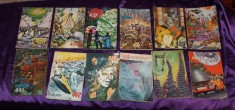 lot 12 reviste CPSF nr 435, 436, 437, 438, 439, 440, 441, 442, 443, 449, 463, 464 colectia de povestiri stiintifico fantastice anticipatia