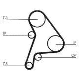 Curea de distributie Contitech CT1012 Vw Polo Polo Polo Caroserie Arosa Felicia 1 Felicia 1 Fun Felicia 1 Combi Felicia 2 Felicia 2 Combi Caddy 2 P