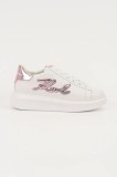Karl Lagerfeld sneakers din piele KAPRI culoarea alb, KL62511A