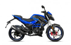 Motociclu Barton FR50cc, culoare negru/albastru Cod Produs: MX_NEW MXFR50NA foto