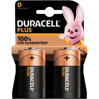 Baterie Duracell Plus, LR20, Set 2 bucati foto