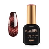 Cumpara ieftin Oja Semipermanenta LUXORISE MAGNETICA - Mesmerizing, Holographic Heat 10ml