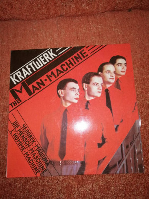 KRAFTWERK Man Machine Capitol India 1986 vinil vinyl VG+ foto