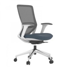 SCAUN ERGONOMIC COL, INDIGO, CU BAZA ALUMINIU