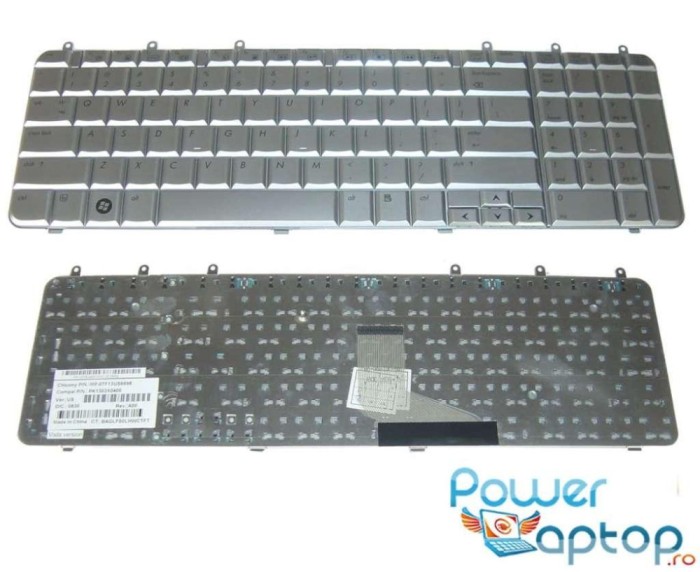 Tastatura HP 483275-001, 506120-001, 9J.N0L82.001, MP-07F13US6698, NSK-H8001, Pavilion dv7 1100, Pavilion dv7