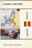 PREOT LEON DURA - EUROPA TARA MEA ( POEZII ) ( AUTOGRAF )