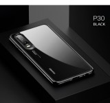 Husa Telefon Huawei P30, USAMS Mant Series, Neagra, Protectie Premium