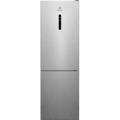 Combina frigorifica Electrolux LNT7ME32X3, 330 l, No Frost, Afisaj LCD, CustomFlex, Multi Flow, Iluminare LED, Clasa E, H 186 cm, Inox antiamprenta
