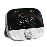 Termostat ambiental Tellur, Wi-Fi, Universal, LCD 2.8 inch, Control aplicatie SmartElectro IntelligentHouse