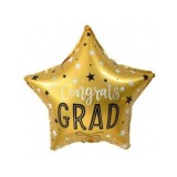 Balon folie stea absolvire Congrats GRAD 45x45 cm