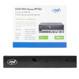 NVR POE PNI House IP710J, 10 canale 4K 8MP, 4 canale POE si 6 canale IP cu switch PNI POE sau normal H.265