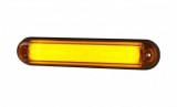 Lampa Gabarit LED Galbena 12/24V Horpol LD2333, 6 LED-uri, 133x27mm, IP68