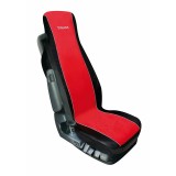 Husa scaun camion Elisa-2 poliester/imit. piele 1buc - Rosu/Negru Garage AutoRide