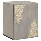 vidaXL Dulap de perete pentru baie cu depozitare Gri 38 x 33 x 48 cm 4018792