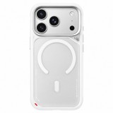 Husa MagSafe pentru Apple iPhone 18 Pro Max / 17 Pro Max, Blueo, Heat Dissipation Stand, Alba Satinata