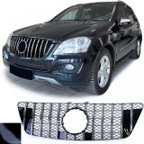 Grila sport crom negru potrivita pentru Mercedes M-Class ML W164 2008-2011 Performance AutoTuning