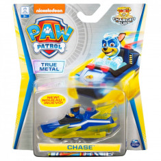 Masinuta cu figurina Paw Patrol True Metal, Chase 20121350