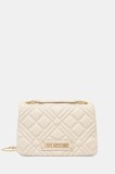 Love Moschino geantă culoarea bej, JC4153PP0MLA0110