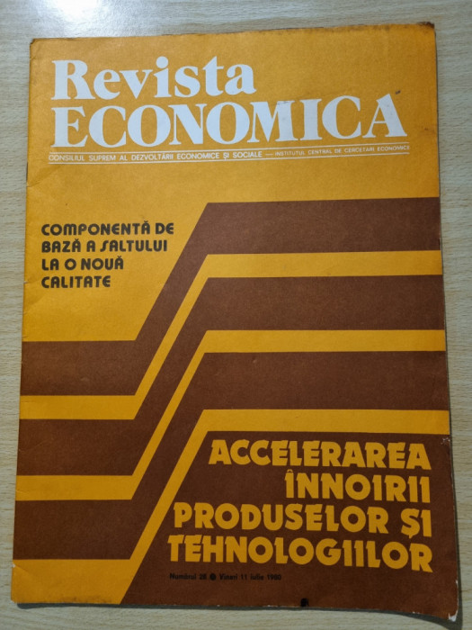 revista econonomica 11 iulie 1980