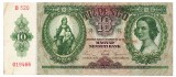 Ungaria 10 Pengo 1936 P-100 Seria 019466