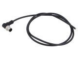 Conector M12 mufă tată &icirc;n unghi aurit 5 PIN AMPHENOL