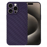 Husa pentru iPhone 15 Pro Max, Techsuit Carbonite FiberShell, Purple