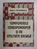 COMPUNERILE CORESPONDENTA SI DE UTILITATE SOCIALA , EDITIA A DOUA , REVAZUTA SI ADAUGITA de VASILE TEODORESCU , 1995