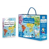 Cunoaste si exploreaza - Puzzle Planeta Pamant in limba Romana (205 piese)