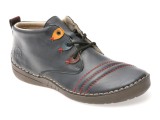 Ghete RIEKER bleumarin, 52509, din piele ecologica