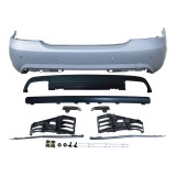 Set bara spate MERCEDES Clasa S (W221) 09.2005-09.2013, cu gauri senzori parcare; grunduit, de vopsit; type AMG; cu elemente de fixare, cu spoiler; c