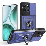Husa Honor X8c protectie camera Techsuit CamShield Series, albastru