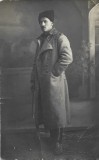 P1490 Poză ofițer rom&acirc;n 1917 B&acirc;rlad, Primul Război Mondial