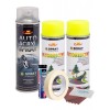 Kit complet reparatie si vopsire jante culoare Galben Fluorescent, V2, AVEX