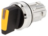 Comutator rotativ 22mm 2 poziții IP67 chihlimbar
