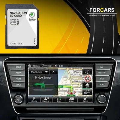 SD Card update hărți navigatie SKODA Kodiaq 2017&amp;ndash;2020 Amundsen MIB2 Europa 2025-2026 foto