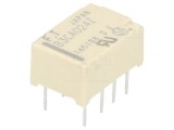 Releu electromagnetic DPDT 24VDC 2A THT