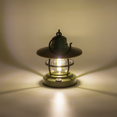 Felinar Suspendabil LED, Kaki, 3 Beci COB, Plastic, Fără Baterii Incluse foto