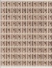ROMANIA 1945/47 LP 187 REGELE MIHAI I UZUALE HARTIE ALBA VALOAREA 1 LEU SEPIA COALA 100 TIMBRE STARE MNH, Nestampilat