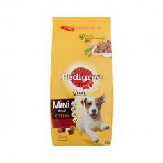 Hrana Uscata Caini Talie Mica Pedigree 2 Kg, cu Vita, Hrana Uscata Caini de Talie Mica, Pedigree Hrana Uscata pentru Caini de Talie Mica, Pedigree cu