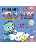 Prima mea carte de colorat cu autocolante. Vacanta de vara/***
