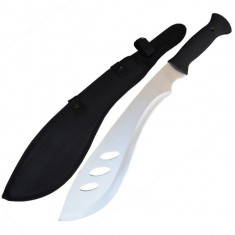 Maceta Kukri 48 cm, teaca inclusa, maner ergonomic, model Premium, Pufo foto