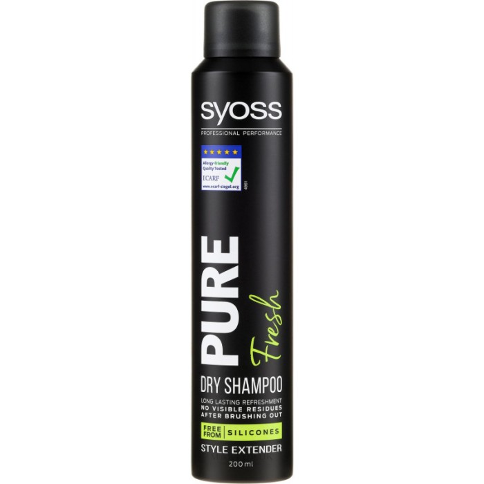 Syoss Pure Fresh Dry Refreshing Dry Shampoo 200 ml