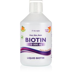 Swedish Nutra Biotin 10 000 &mu;g supliment alimentar pentru par frumos si sanatos aroma Orange 500 ml