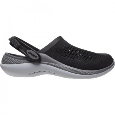 Saboti Crocs LiteRide 360 Clog Negru - Black/Slate Grey foto